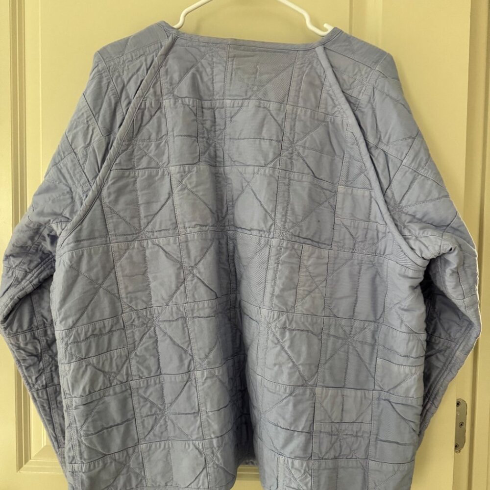 J. Crew Quilted Patchwork Jacket. Periwinkle. Siz… - image 2